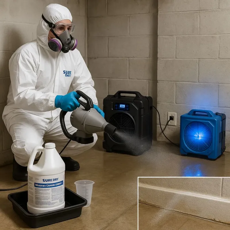 Sanitization and Odor Removal process in Omro, WI