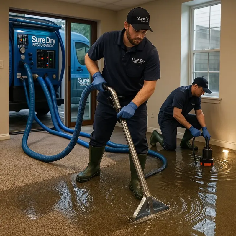 Water Extraction and Removal process in Omro, WI